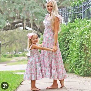 Vintage rose willow mom dress